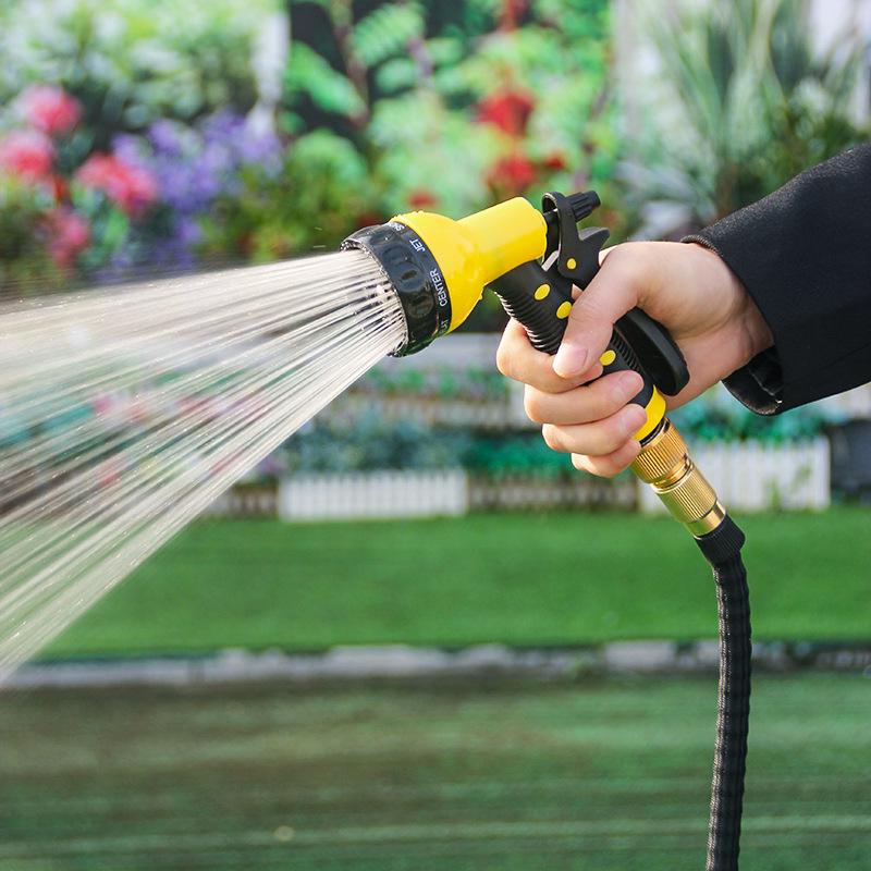Eight-Function High-Pressure Garden Hose Nozzle