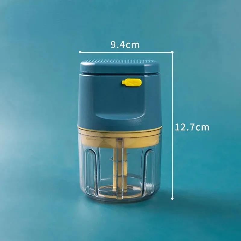 Electric Food Crusher Mini Garlic Press for Kitchen Vegetable Chopper To Crush Garlic Ginger and Chili Peppers for Effortless Meal