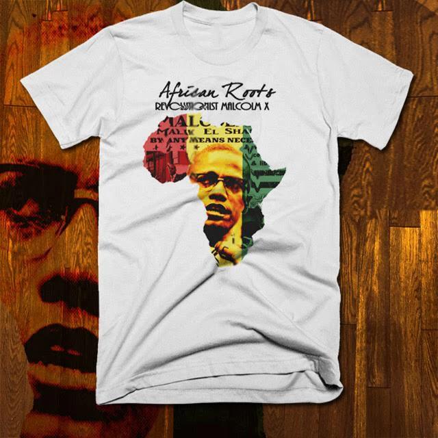 

Malcolm X T-Shirt Black History Month African Civil Rights Activist BLM new tee 3XL