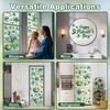 St Patricks Day Window Clings for Glass Windows, Saint Patrick's Day Shamrock Decor, Spring Window Sticker Decal for Gifting and Holidays, 8 Sheets
