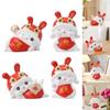 Bunny Sculpture Decoration Desk Tabletop Resin Crafts Homes Spring Festive Chinese Animal Statues