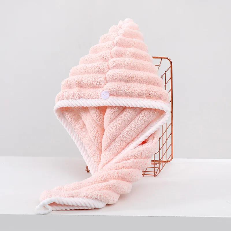 Dry Hair Cap for Women Thickened and Super Absorbent Headscarf for Wiping Hair Quick Drying Cap Dry Hair Towel