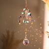 Crystal Wind Chime Suncatcher Bedroom Balcony Patio Sun Moon Prism Pendant Good Home Hanging Prisma Garden Art Decorations