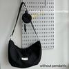 Small Casual Crossbody Bag Student Commuting Shoulder Bag with Headphone Coin Pocket