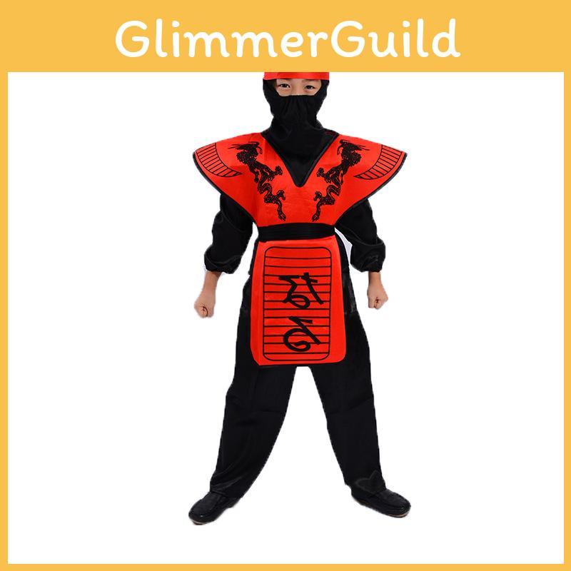 Costum Cosplay Uimitor Ninjago pentru Copii Ideal Pentru Halloween și Petreceri cu Material Moale