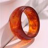 Geometric Resin Bangles Irregular Retro Hand Ring Temperament Chunky Bracelets  Lady