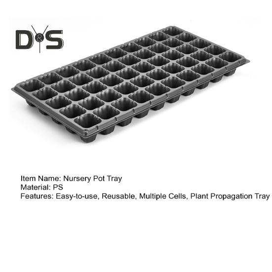 10 Stück Pflanzgefäße für Setzlinge, verdickte Samen, Starter, Keimung, Shuttle-Trageschale, runde Pflanzschale mit Drainagelöchern für