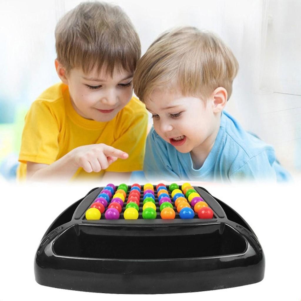 Colorful Rainbow Pop Game Interactive Family Fun Educational Toy For Kids