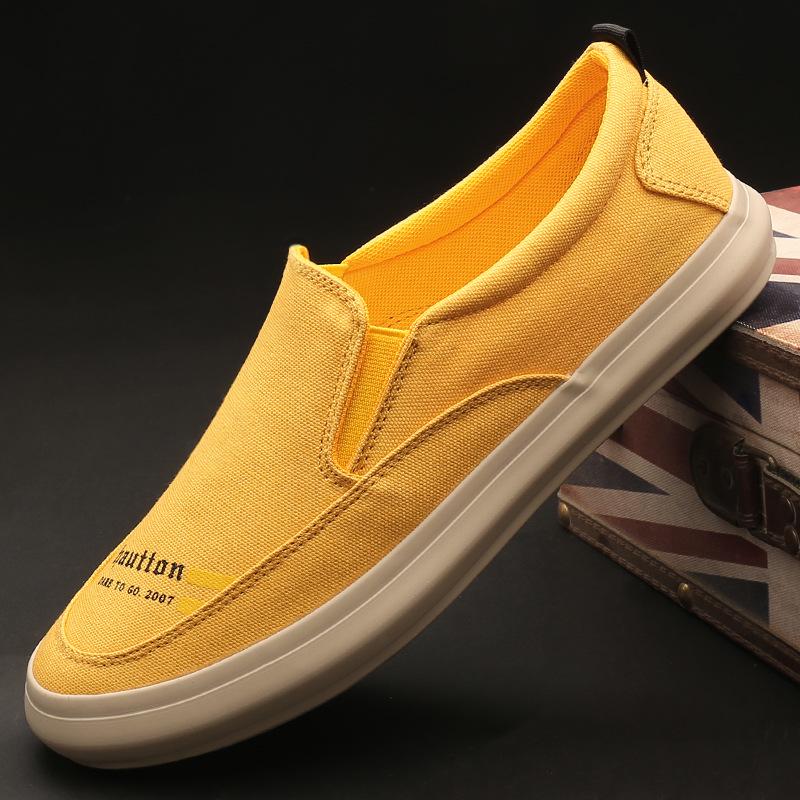 

Мужская обувь Baoda 23048 мужская модная повседневная универсальная обувь для скейтборда летняя дышащая трендовая удобная обувь на мягкой подошве корейская версия 44 жёлтый