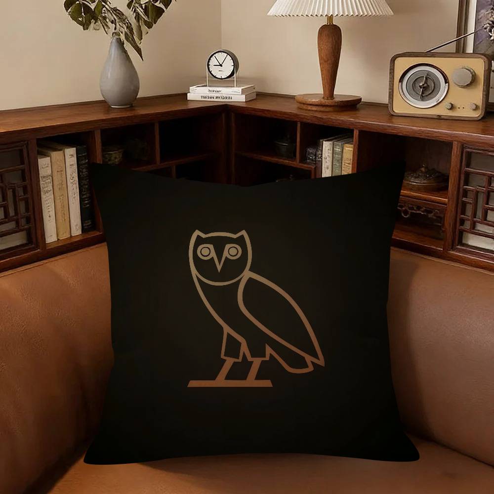 Octobers Very OwnO Owls OVO   Cushion Cover x Polyester Sofa Cushions Decorative Throw Pillows Home Decoration Pillowcover