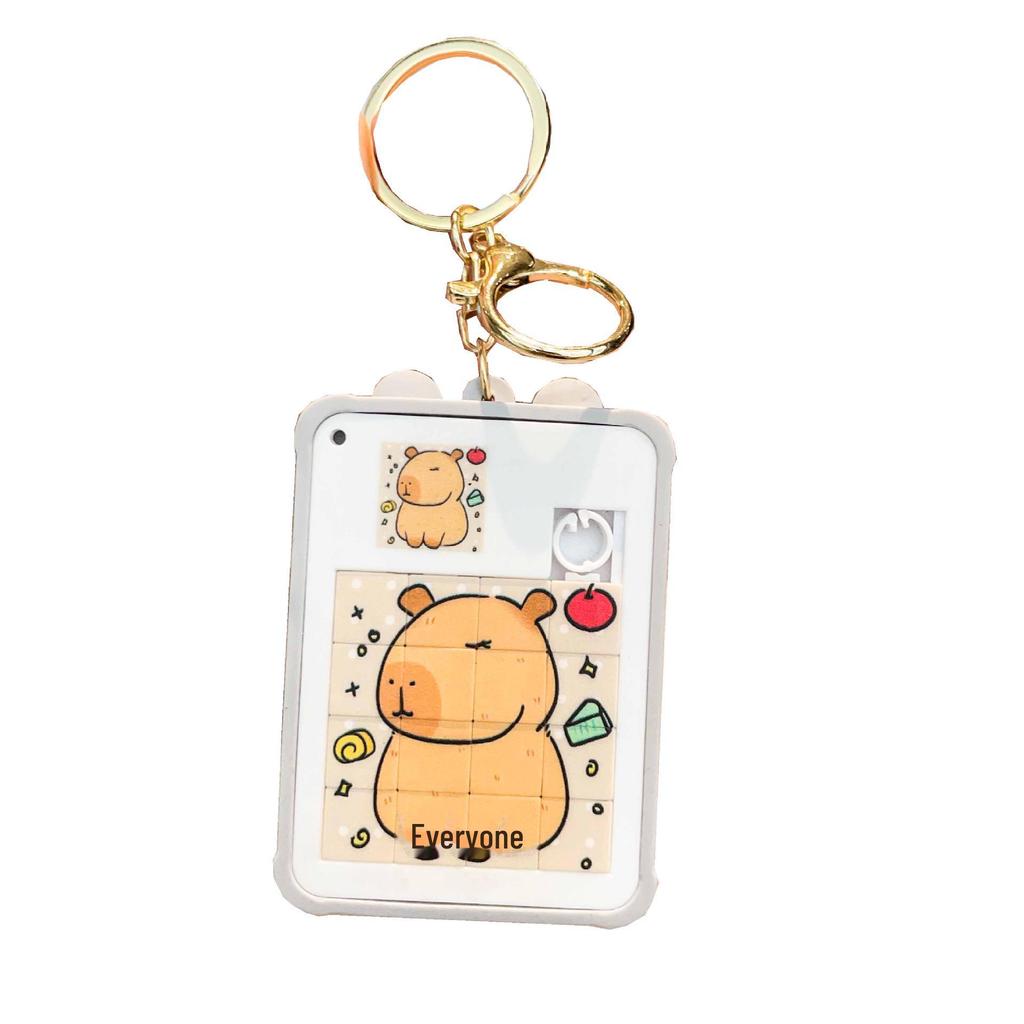 Picabala Handheld Jigsaw Puzzle Keychain: Educational Toy and Stress Reliever for Students and Children.