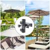 Rust-Resistant Paint Balcony Umbrella Holder Flexible Parasol Support Clamp  Outdoor Settings