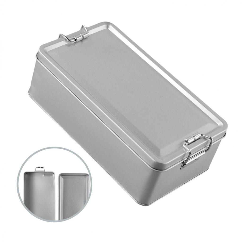 Metal Storage Tins Tea Container Rectangular W Lids