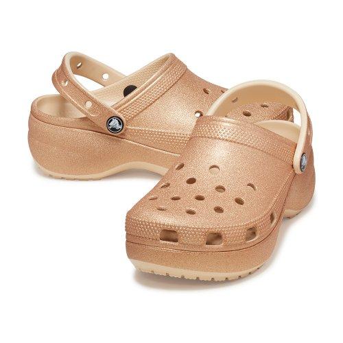 Crocs CrocS  Women S claSSic Platform Glitter Clogw Shi  24Swcl207241 