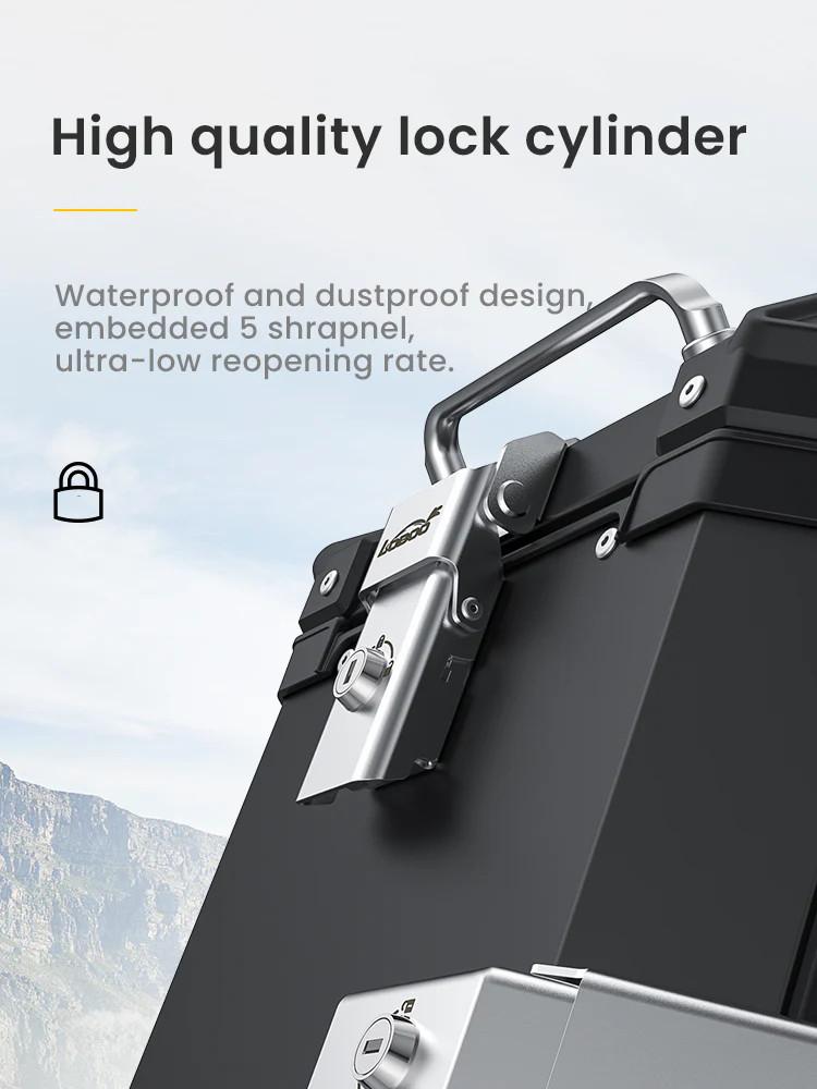 Loboo Pike Silver Top Case 45L