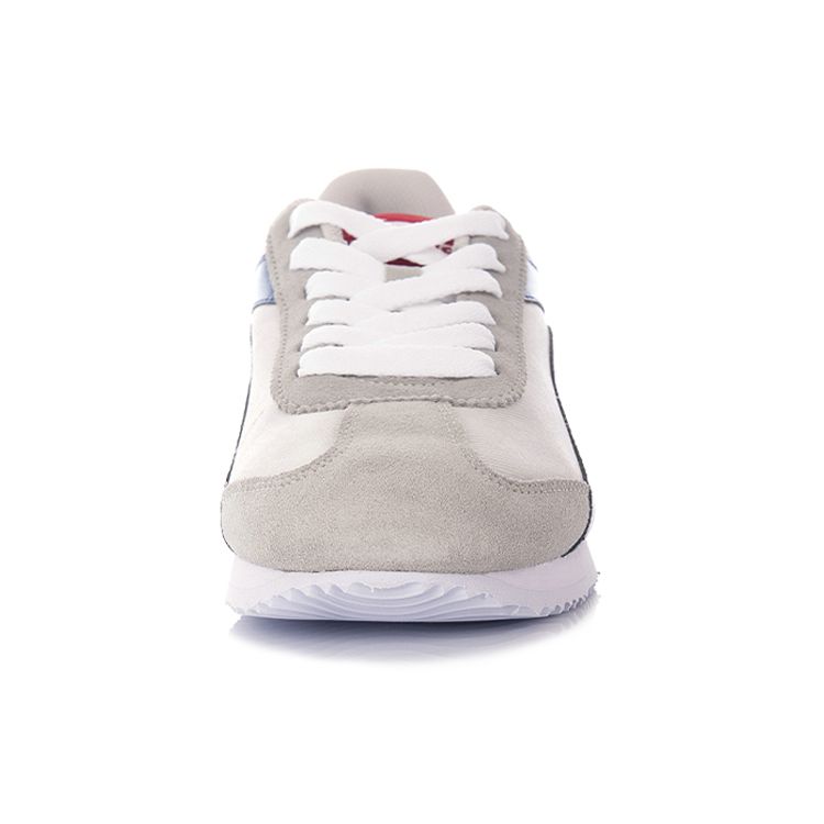 Li Ning 3K Suede Fabric Synthetic Leather Shock Absorbing Non-Slip Wear-Resistant Breathable Lightweight Low-Top Running Shoes Men Sneakers ALCH113-2