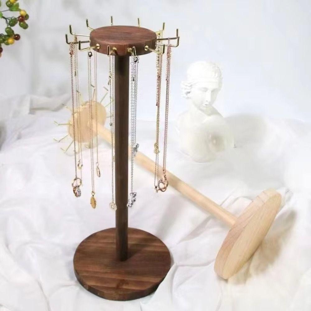 Pendant Bracelets Necklace Earrings Holder Display Stand Jewelry Storage Rack Desktop