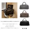[MORGEN SKY] Boston Bag, Travel Bag, Duffel Bag, Sports Bag, Unisex, Water-Repellent, Plain, 3-Way, Wet/Dry Separation, Synthetic Leather, Large Capac