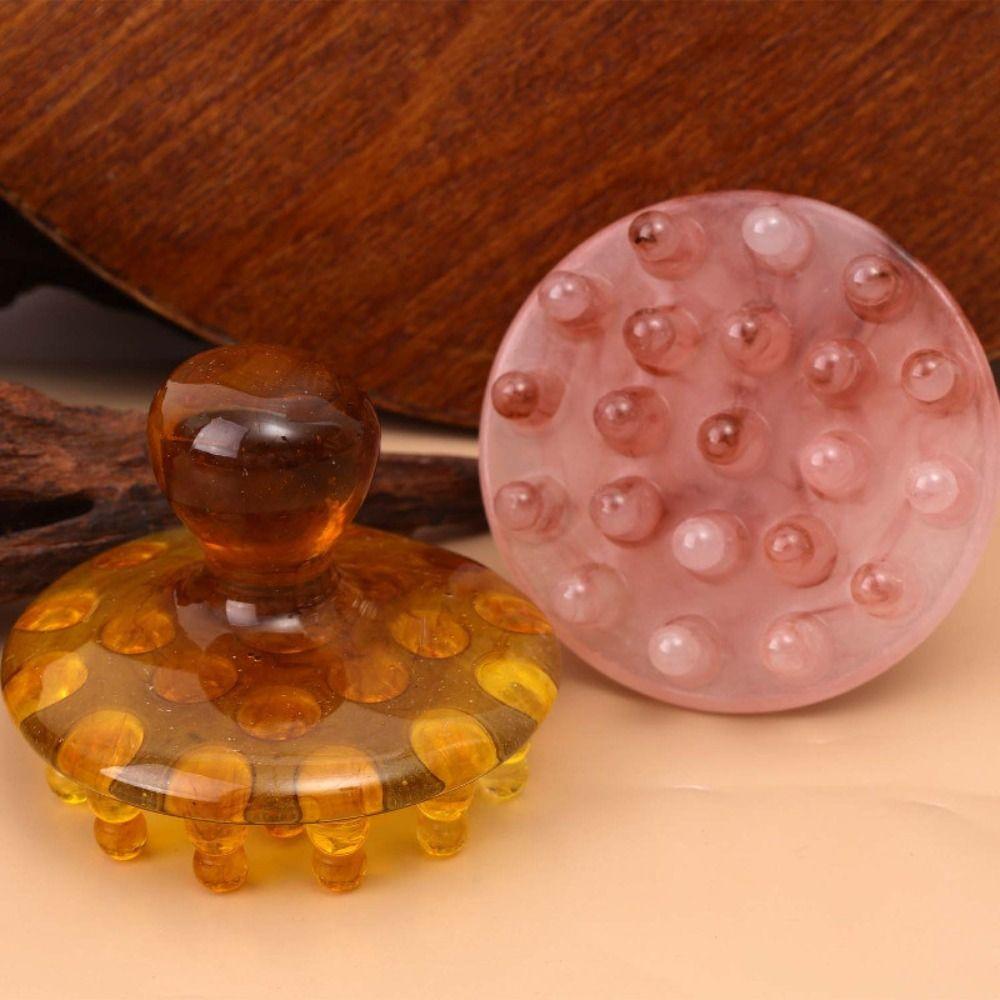 Anti-static Resin Massage Meridian Brush Portable Meridian Massage Comb  Scalp Relax