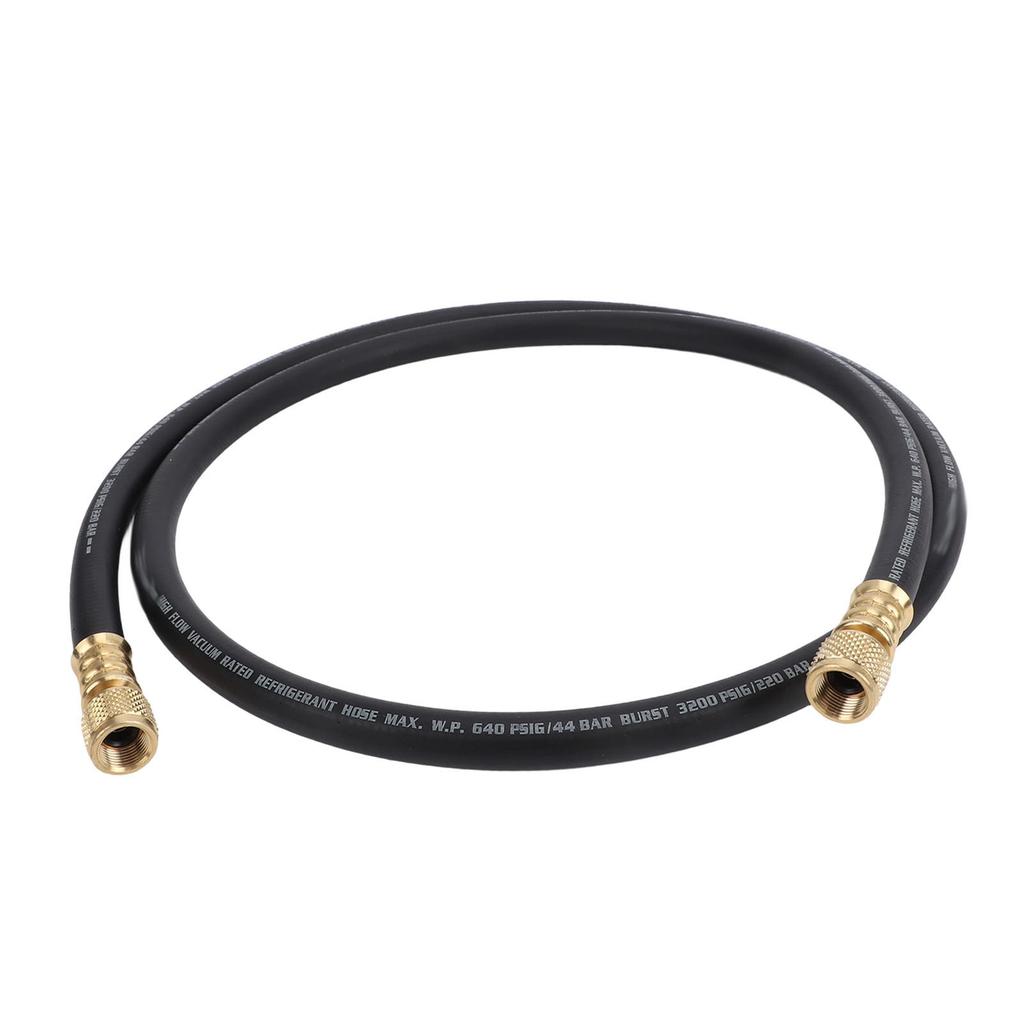 Tubo Sottovuoto per HVAC Lunghezza 6 piedi Raccordo 3/8"x3/8" Pressione di Lavoro 640PSI Pressione di Rottura 3200PSI Tubo di Carica Refrigerante