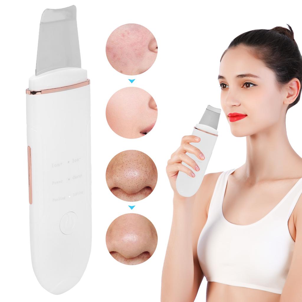 EMS Ultrasonic Skin Scrubber Blackhead Pimple Removal Lifting Ion Pore Cleaner Machine