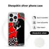 Personal Hot Game 5 Poster Pattern Phone Case for iPhone 16 15 14 13 12 11 Pro Max Sheepskin Silver-edged Protective Case