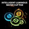 7 bunte LEDs für Volvo XC60 XC40 XC70 XC90 R Design Logo Auto Wasserbechermatte Getränkehalter Untersetzer Licht Dekorative Zubehörteile