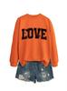 Women's Fashion Heart Hollow-Out Hoodie