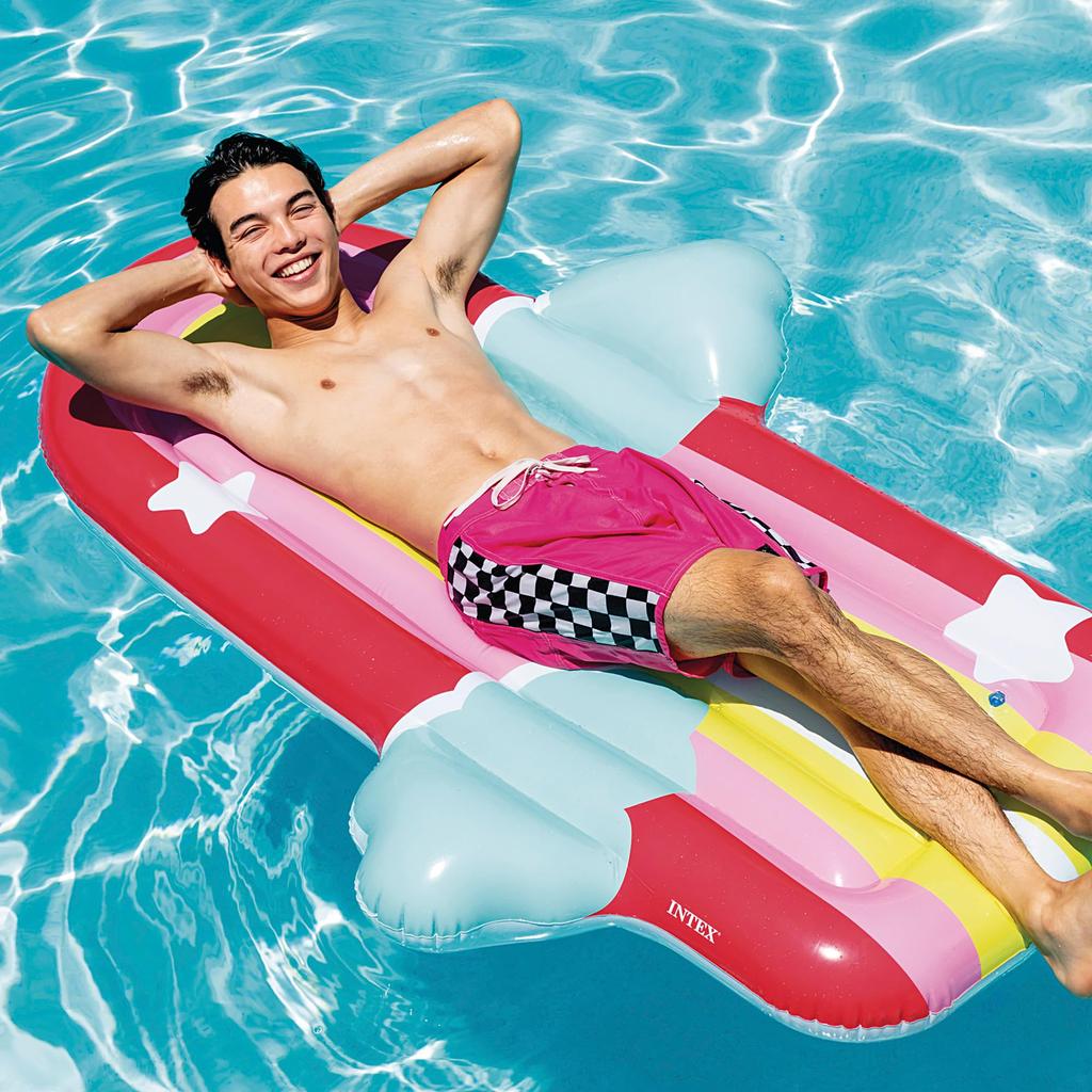 Intex Rainbow Cloud Float, Inflated Size: 1.75m x 1.17m x 20cm (58729EU)