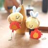 Adorable Cute Plush Bee Magnetic Keychain Soft Toy Bag Charm For Kids 11cm