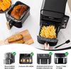 Set di Stampi in Silicone/Griglie/Utensili per Friggitrice ad Aria per Ninja Double Stack XL/Foodi SL400EU, AF300EU/AF400EU 7.5L-9.5L