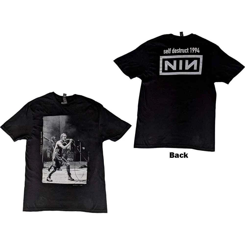 Nine Inch Nails Self Destruct 94 T-Shirt Black New XXXXL