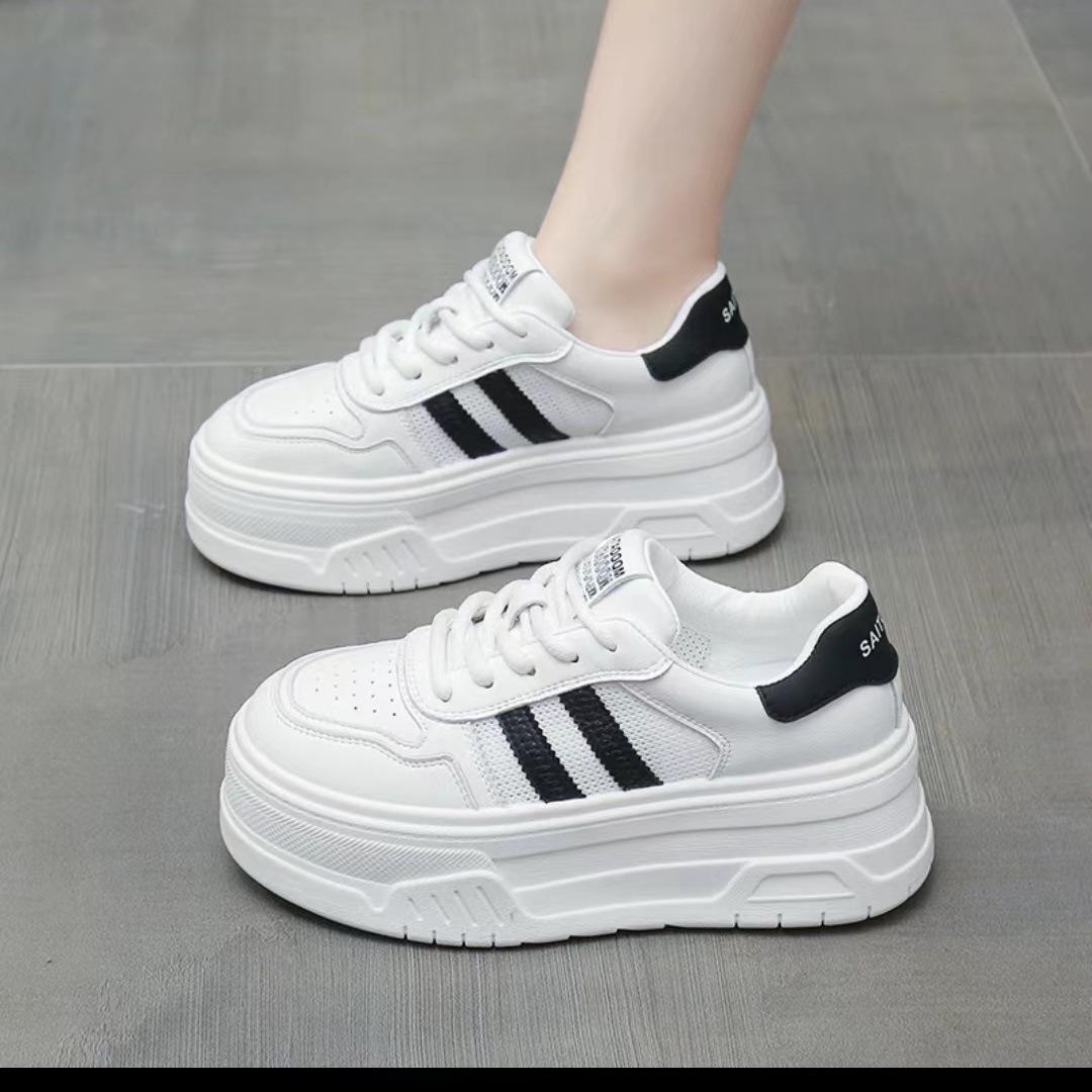 

Женские белые сетчатые кроссовки для скейтбординга 2025 года: Кроссовки в корейском стиле весна/лето Size 39