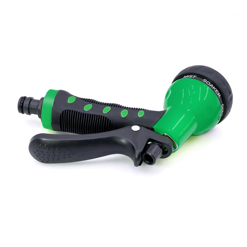 Multi-Function Green High-Pressure Water Gun for Car Wash and Household Use