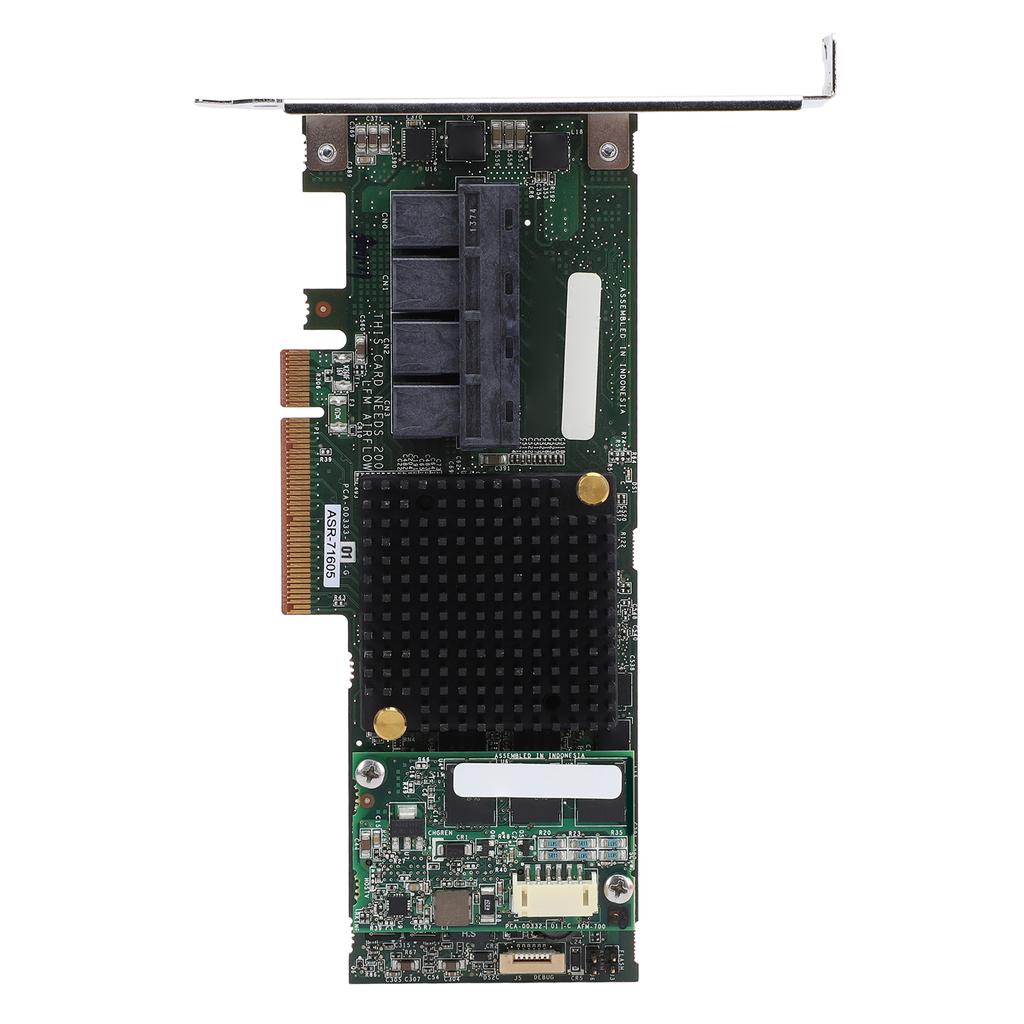 ASR 71605 Array-Karte, 1 GB Cache, 6 GB PCIe X8, Hochleistungs-4-Port 8643 SAS RAID-Controllerkarte