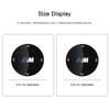 -Auto Innenraum Multimedia Drehknopf Emblem Aufkleber Decal Zubehör für BMW M X1 X3 X5 X7 M3 M4 M5 G30 G20 G32 G11 G12 F40 F30 F20 F1