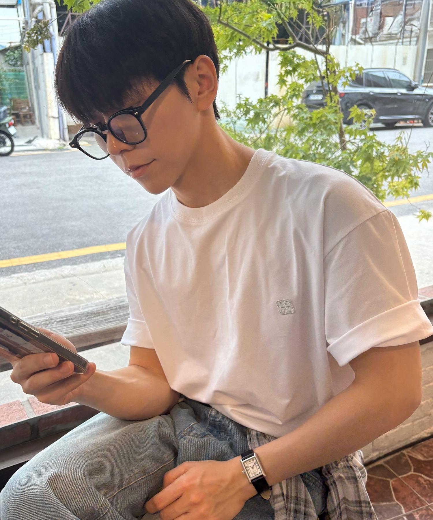 T Maker Signature Wappen Logo T-Shirt Wt Wt (White)/90