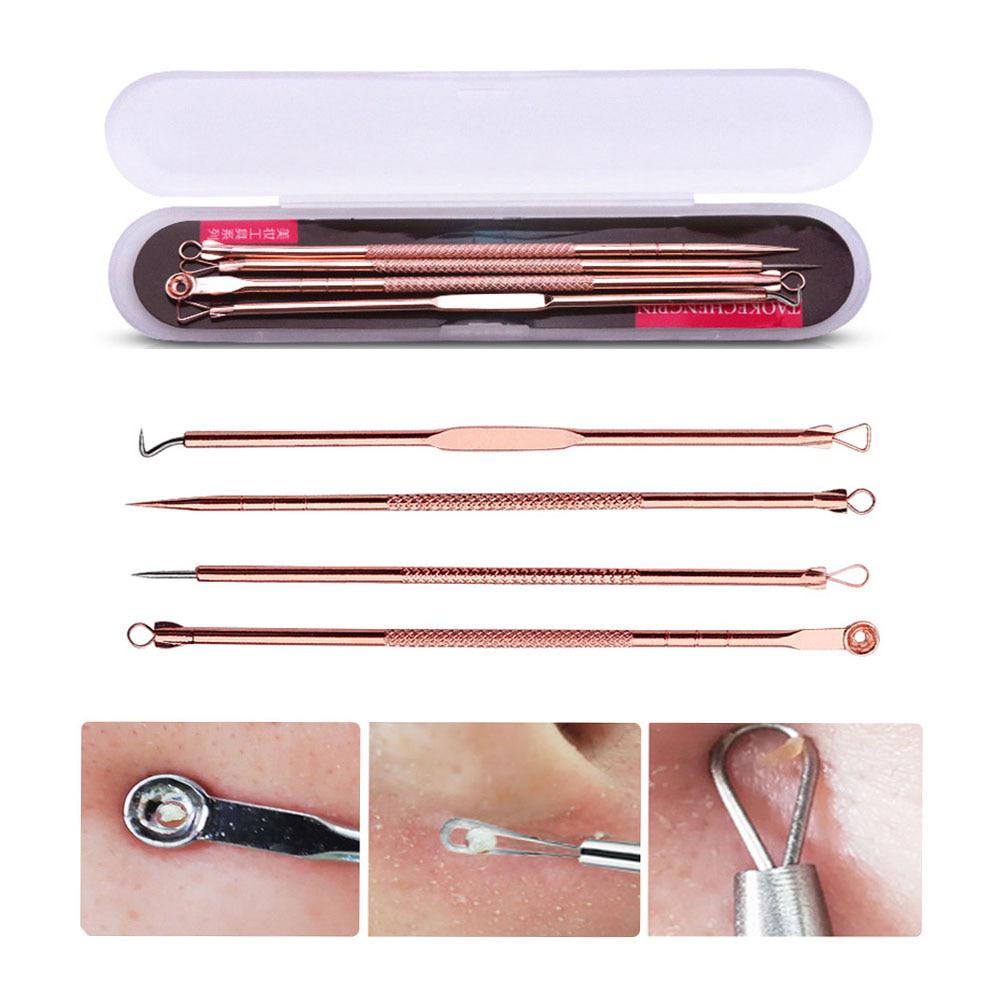 5Pcs Blackhead Acne Remover Needles Set Face Pore Cleaner Tool Removal Needles Face Care Comedone