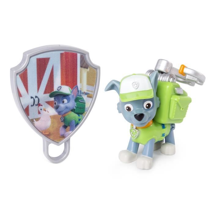 Figurine d'action - rubble - pat' patrouille - spin master - mixte - a partir de 3 ans