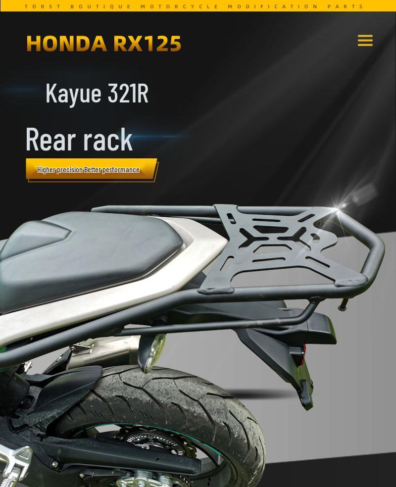 Kayue 321R Front & Rear Guard Bar with Tail Rack