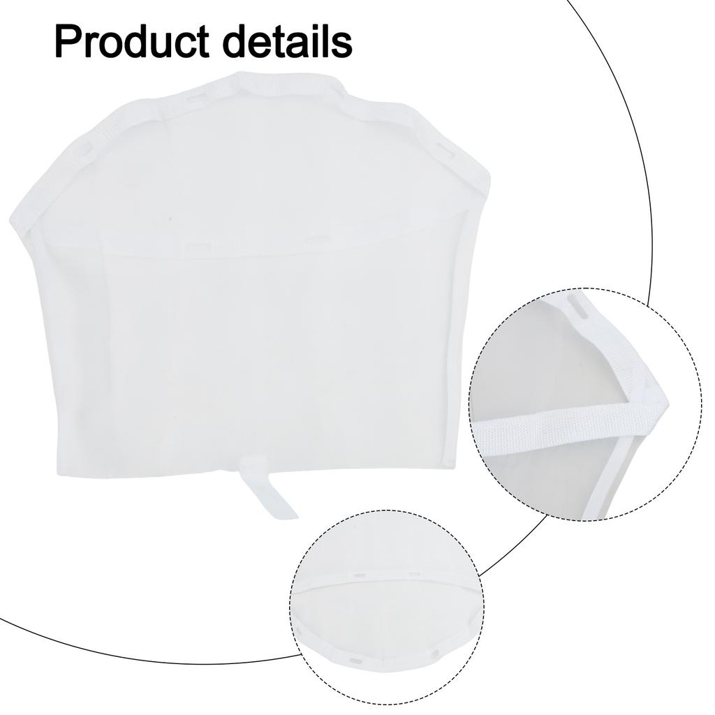 Nylon Mesh Bath Tub Filter Designed with Seven Clips To Easily Attach and Remove While Capturing Debris Effectively