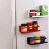 Wall Mounted Magnetic Storage Shelf Space Saving Large Capacity Refrigerator Side Rack No-Drill Plastic Spice Storage Rack