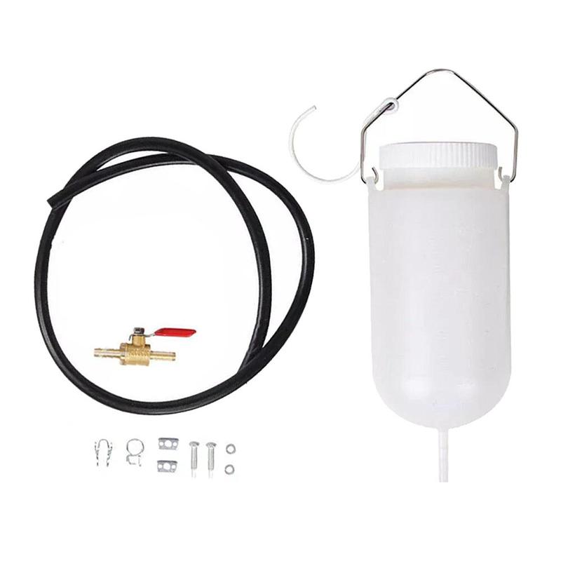 Auxiliary Fuel Tank 1L with Fuel Hose Versatile Fuel Storage for Motorcycles