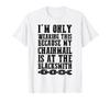I'm Just Wearing This Because I Have Chainmail At the Blacksmith's Shop T-Shirt