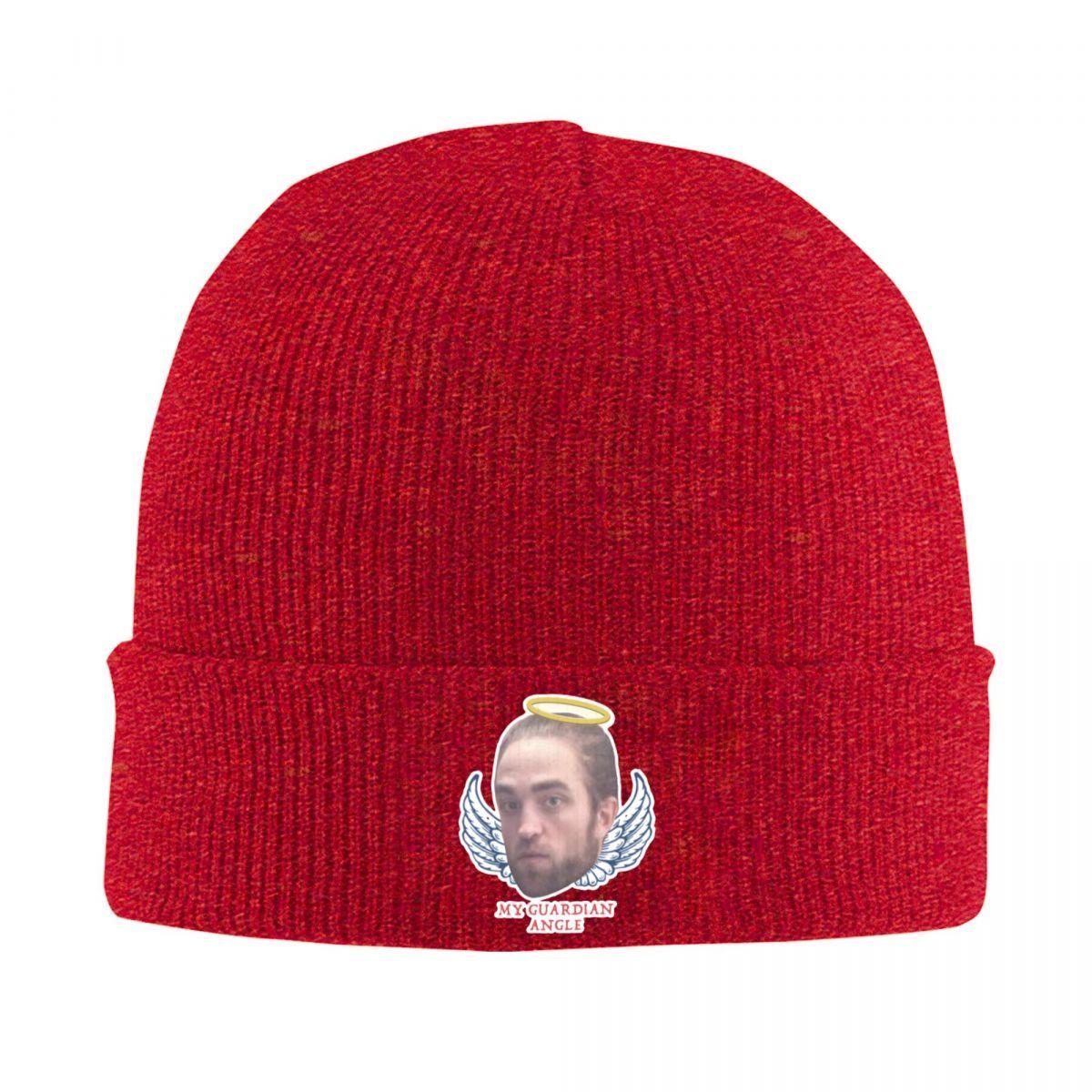 

New Robert Pattinson Is My Guardian Angel Knitted Caps Womens Unisexs Skullies Beanies Autumn Winter Hat Warm Melon Cap