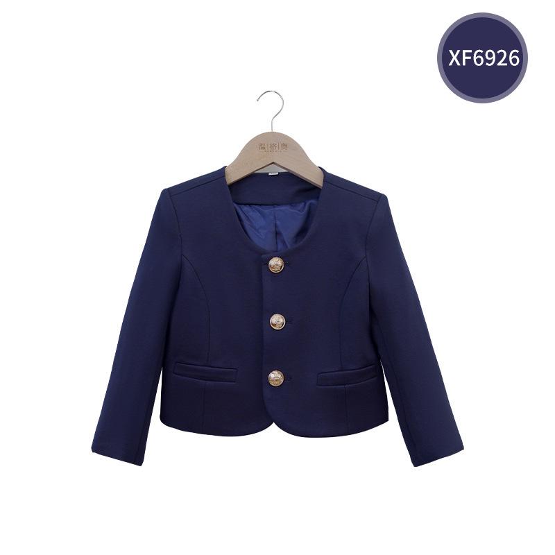 College-Stil Schuluniform-Blazer für Moderation, Rede und Abschlussfotos