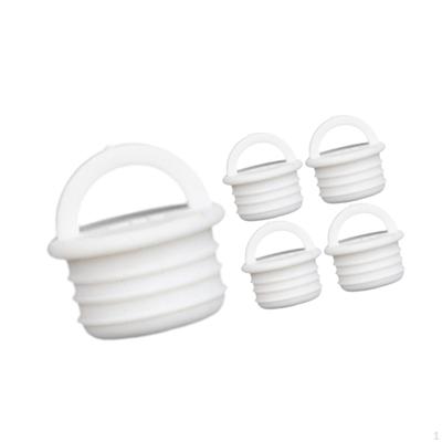 5 Adet Paspas Kovası Tahliye Tıkacı Tıkacı Kolay Kurulum Aksesuarları Yedek Silikon