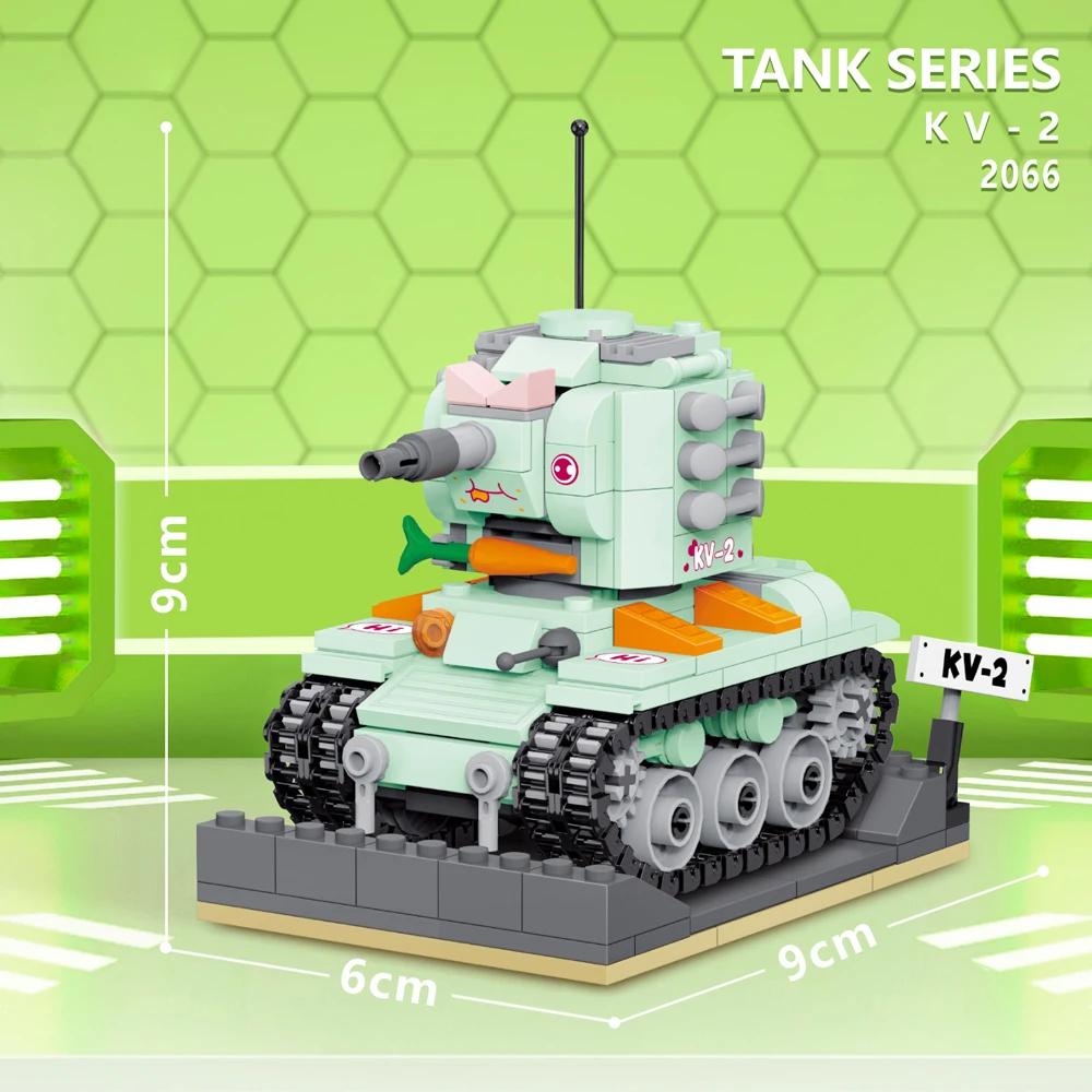 ToylinX Mini Tank Building Blocks Learning Toys Educational Military Model Construction Children And Adolescents Gift Set