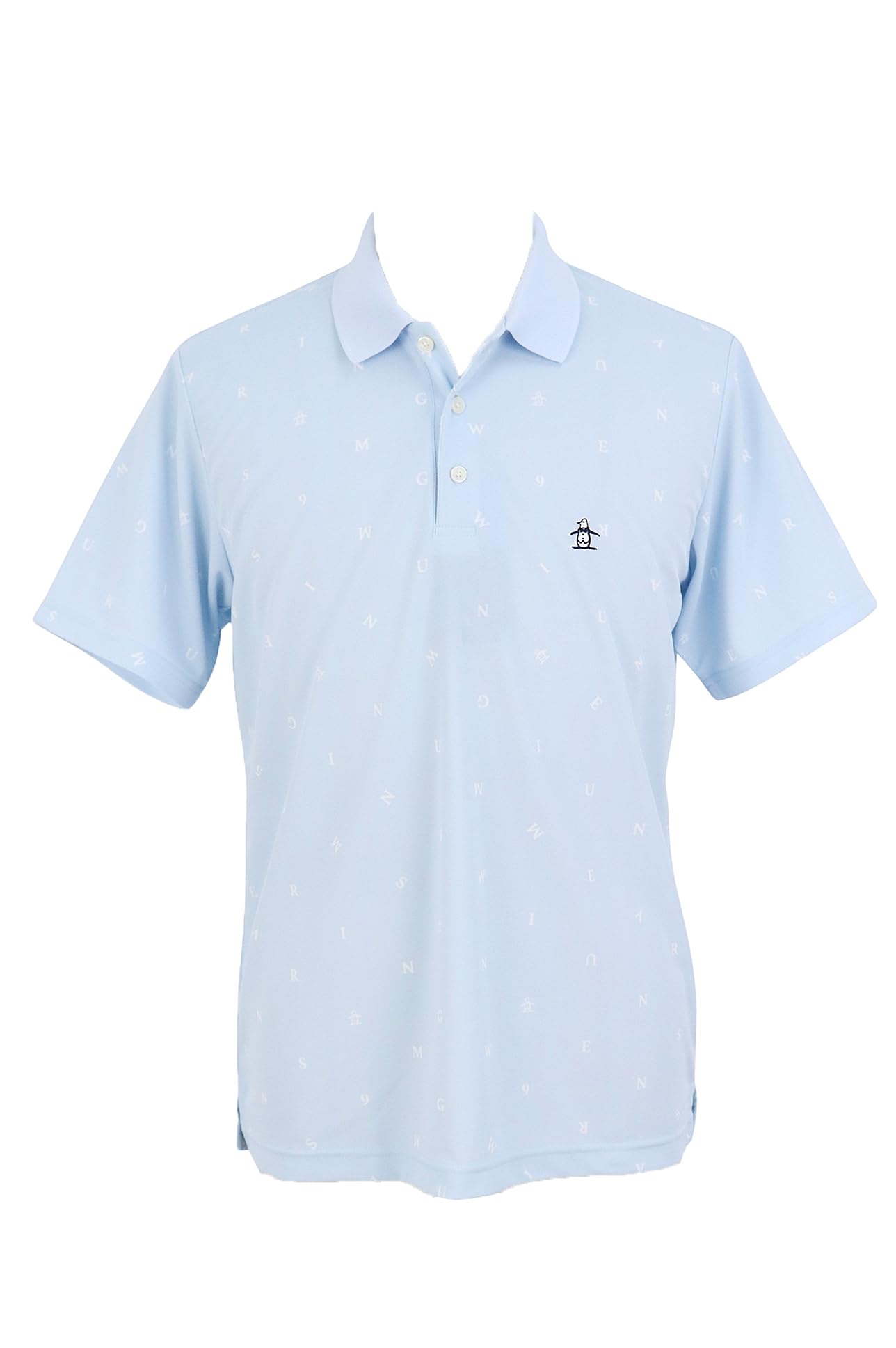 

Munsingwear MG5SHS87M Short Sleeve Shirt with Cooling SA00 Men s Collar, Pop-Up Pattern, Moisture-Wicking, Quick-Drying, Sunscreen, Golf, (Sax)