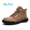 Fashion High Quality Outdoor Men Causal Leather Shoes Antiskid Hiking Sneakers Fashion Lace-Up Flat Designer Shoes Comfy Driving Shoes
